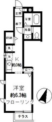 駒沢大学駅 徒歩7分 1階の物件間取画像